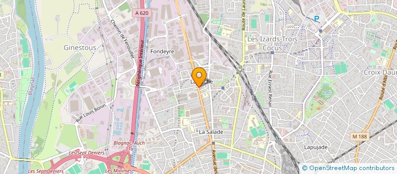 localisation de l'entreprise HOLDING CWS à TOULOUSE