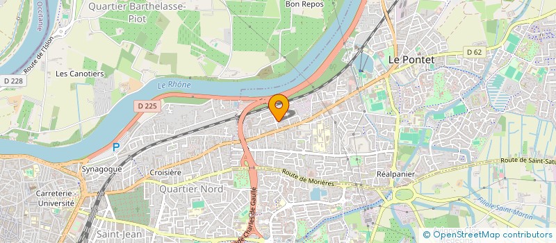 localisation de l'entreprise HOLDING CYAM INVEST  LE PONTET