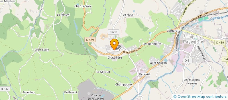 localisation de l'entreprise HOLDING CYPROBAT  SOUZY