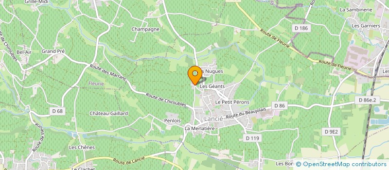 localisation de l'entreprise HOLDING CYRIL DURAND  LANCIE