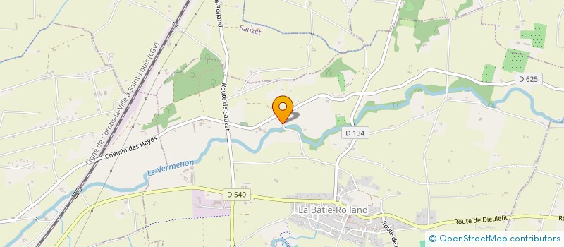 localisation de l'entreprise HOLDING CYRIL MURET  LA BATIE-ROLLAND