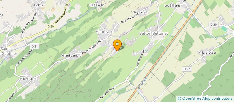 localisation de l'entreprise HOLDING D'AMATO  BETTON-BETTONET