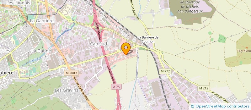 localisation de l'entreprise HOLDING D&D  AUBIERE