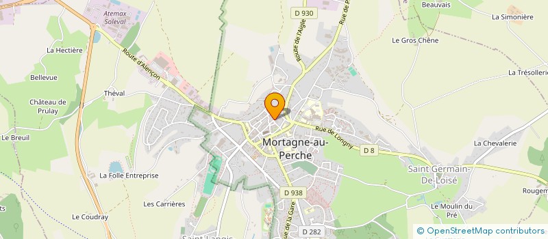 localisation de l'entreprise HOLDING D FORTIER à MORTAGNE-AU-PERCHE