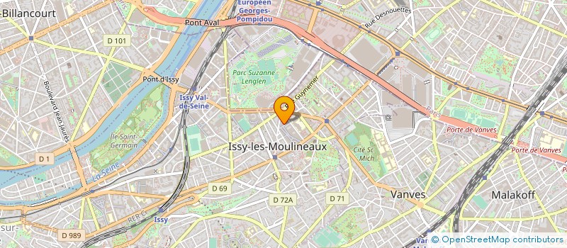 localisation de l'entreprise HOLDING D'INFRASTRUCTURES GAZIERES à ISSY-LES-MOULINEAUX