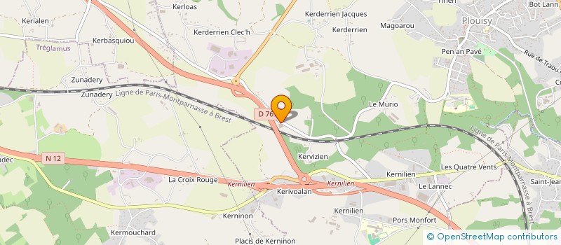 localisation de l'entreprise HOLDING D1  PLOUISY