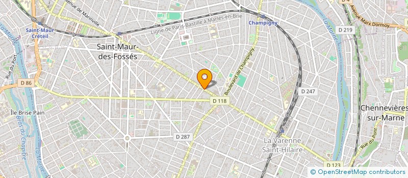 localisation de l'entreprise HOLDING DA COSTA à SAINT-MAUR-DES-FOSSES