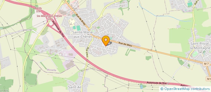 localisation de l'entreprise HOLDING DABROWSKI  SAINTE-MARIE-AUX-CHENES