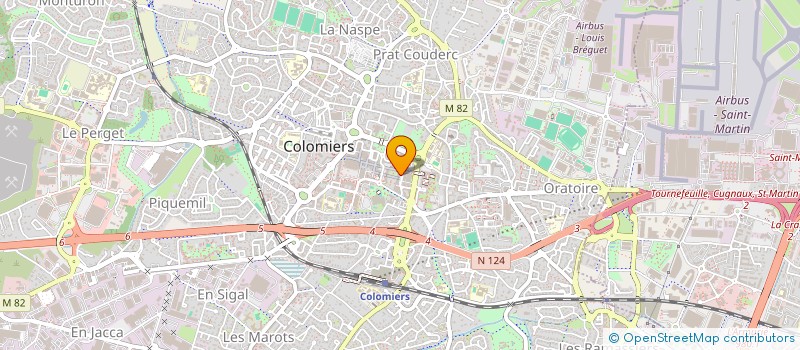 localisation de l'entreprise HOLDING DACAT à COLOMIERS