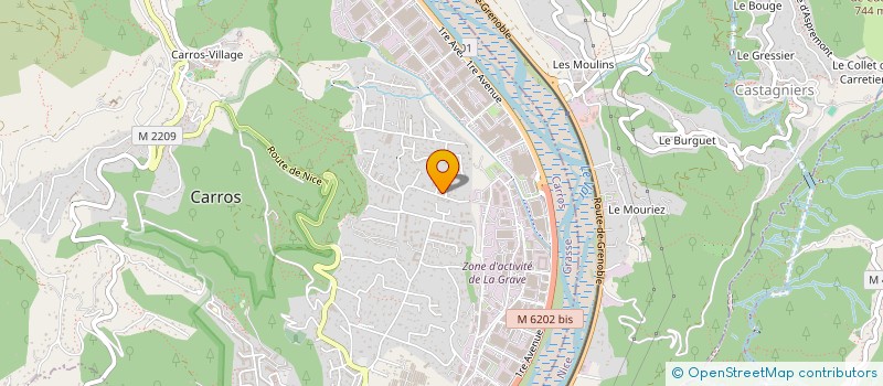 localisation de l'entreprise HOLDING DAMIANI INVESTMENT à CARROS