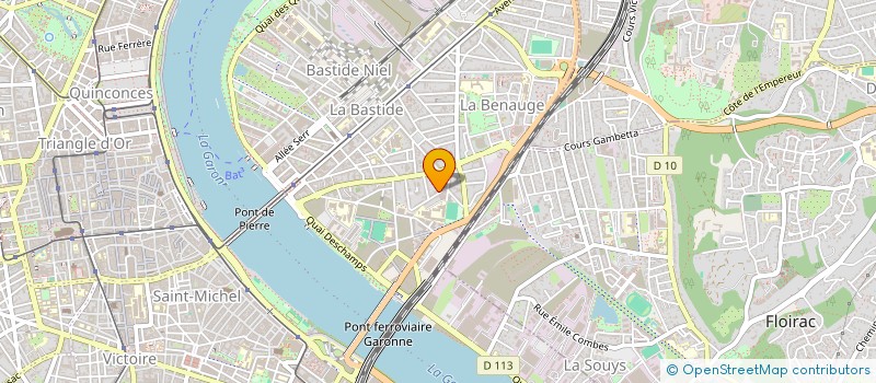 localisation de l'entreprise HOLDING DAMIEN  BORDEAUX