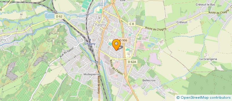 localisation de l'entreprise HOLDING DAMIEN BRUCHON  CHAGNY