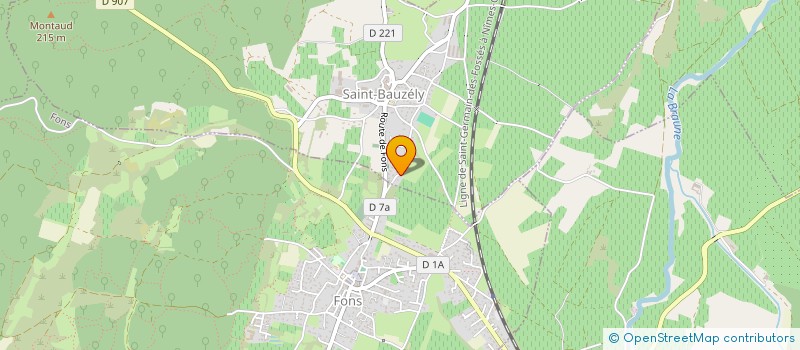 localisation de l'entreprise HOLDING DANE  SAINT-BAUZELY