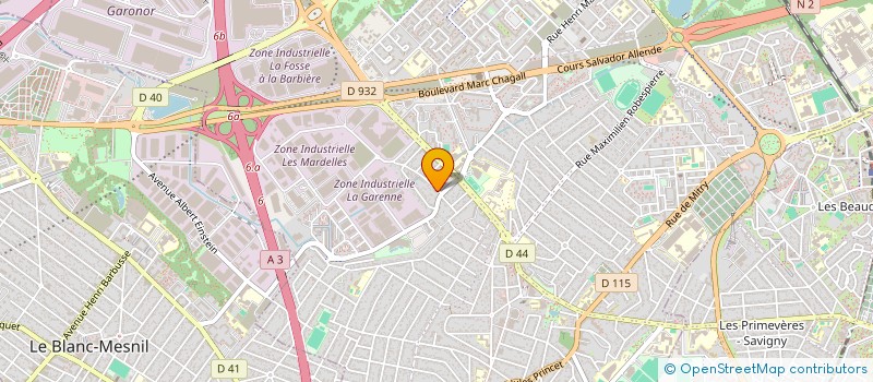 localisation de l'entreprise HOLDING DANI  AULNAY-SOUS-BOIS