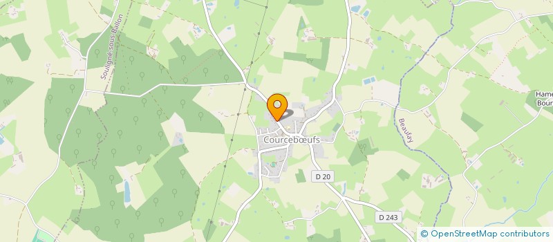 localisation de l'entreprise HOLDING DANNY JONEAU  COURCEBUFS