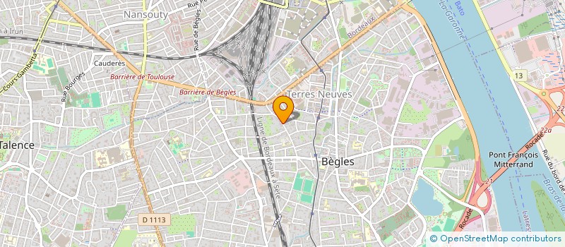 localisation de l'entreprise HOLDING DARIUS RAISIE à BEGLES