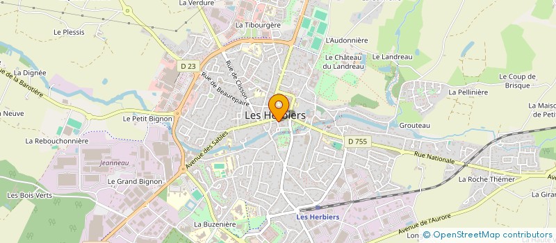 localisation de l'entreprise HOLDING DASALERA  LES HERBIERS