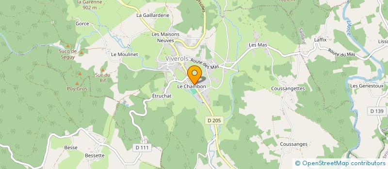 localisation de l'entreprise HOLDING DAURAT ET CALMARD  VIVEROLS