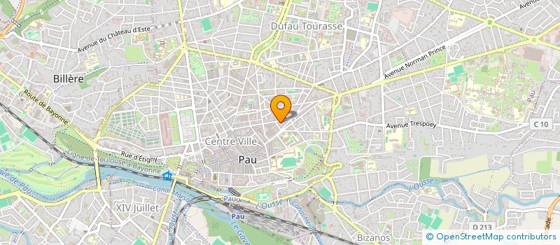 localisation de l'entreprise HOLDING DAUVET à PAU