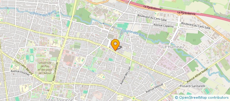 localisation de l'entreprise HOLDING DAVANT à PAU
