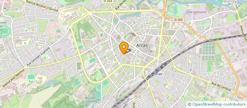 localisation de l'entreprise HOLDING DAVENIR à ARRAS