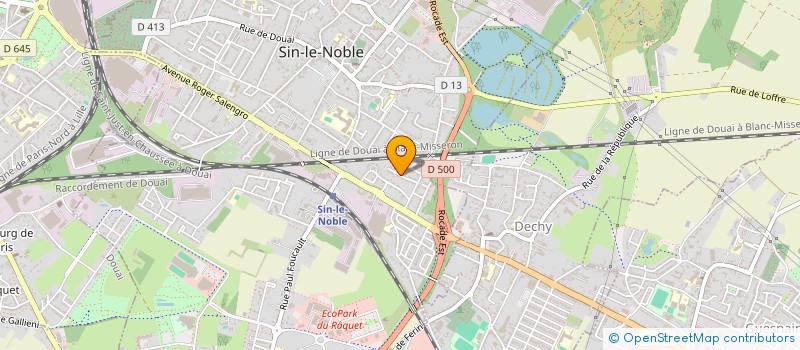 localisation de l'entreprise HOLDING DAVID  SIN-LE-NOBLE