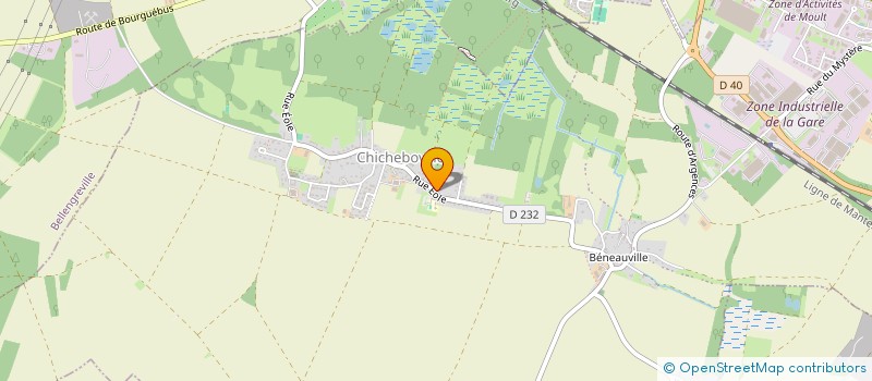 localisation de l'entreprise HOLDING DAVID  MOULT-CHICHEBOVILLE