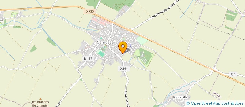 localisation de l'entreprise HOLDING DAVID  SEMUSSAC