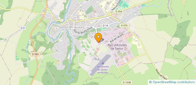 localisation de l'entreprise HOLDING DAVID PONZO  SEMUR-EN-AUXOIS