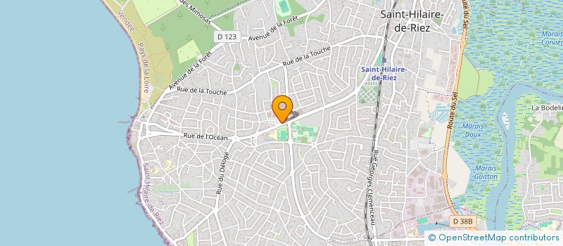 localisation de l'entreprise HOLDING DAVY à SAINT-HILAIRE-DE-RIEZ