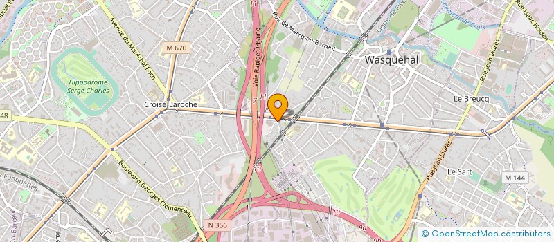 localisation de l'entreprise HOLDING DB RESTAURATION  WASQUEHAL