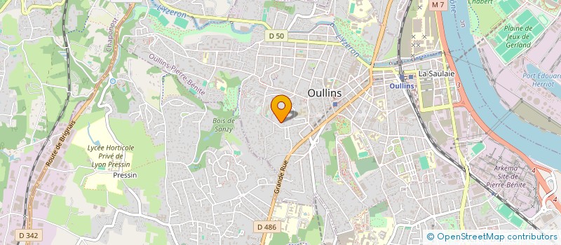 localisation de l'entreprise HOLDING DBPL  OULLINS-PIERRE-BENITE