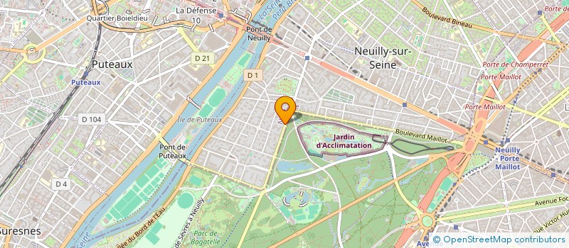 localisation de l'entreprise HOLDING DBS à NEUILLY-SUR-SEINE