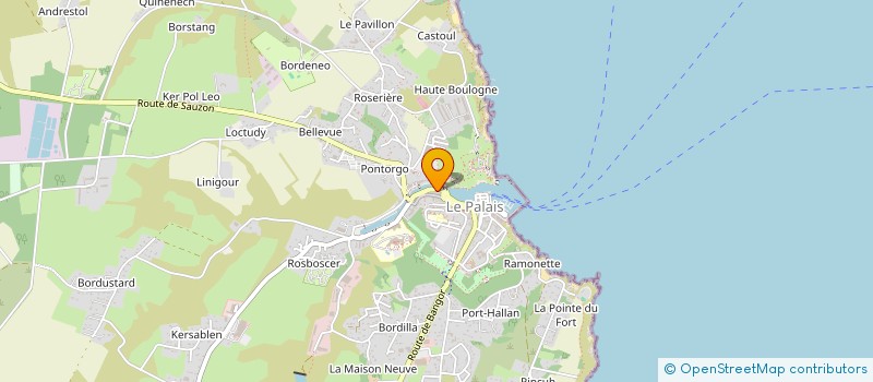 localisation de l'entreprise HOLDING DD  LE PALAIS