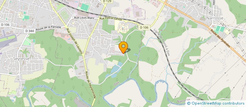 localisation de l'entreprise HOLDING DDP TELECOM  DAX