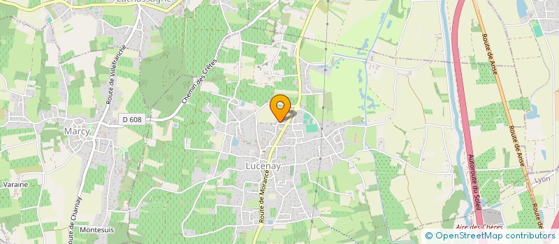 localisation de l'entreprise HOLDING DDV  LUCENAY