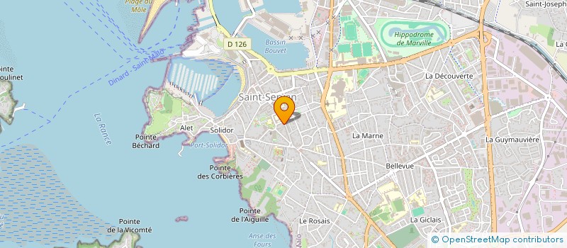 localisation de l'entreprise HOLDING DE  DINARD