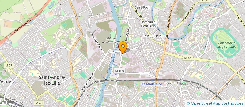 localisation de l'entreprise HOLDING DE  MARQUETTE-LEZ-LILLE