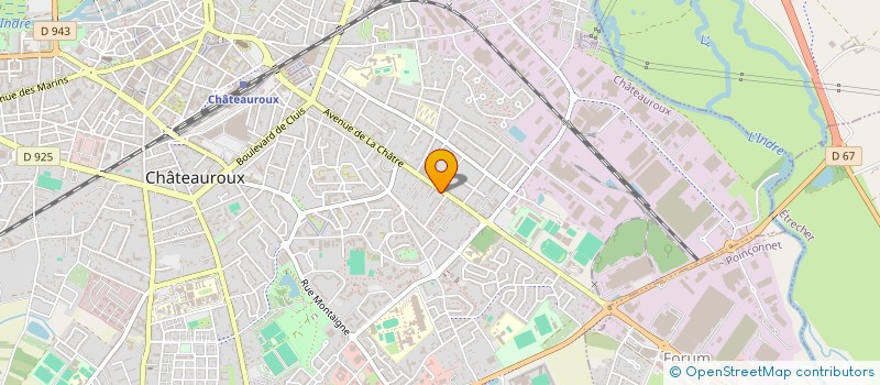 localisation de l'entreprise HOLDING DE DISTRIBUTION ET DE SERVICES à CHATEAUROUX