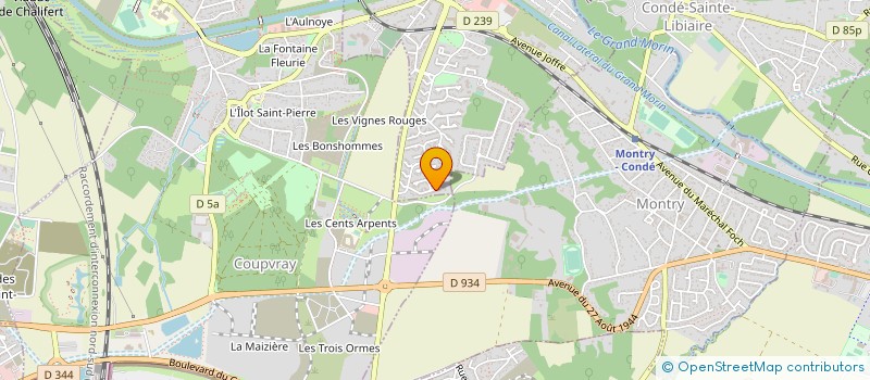 localisation de l'entreprise HOLDING DE GESTION ORQUERA à JABLINES