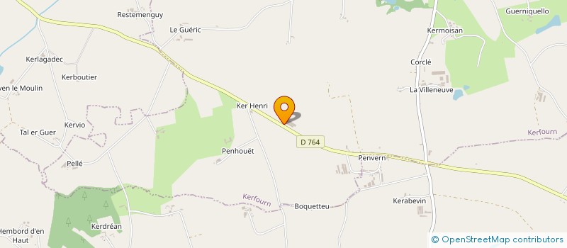 localisation de l'entreprise HOLDING DE KER HENRI  KERFOURN