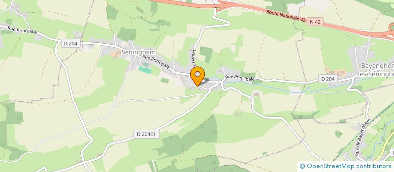 localisation de l'entreprise HOLDING DE L'AA  SENINGHEM