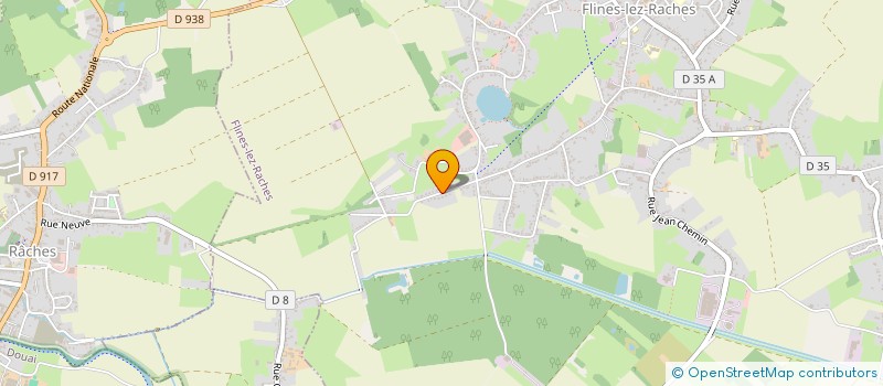 localisation de l'entreprise HOLDING DE L'ABBAYE MAILLARD - LETOURNEUR  FLINES-LEZ-RACHES