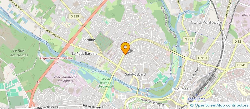 localisation de l'entreprise HOLDING DE L'ALBATROS à ANGOULEME