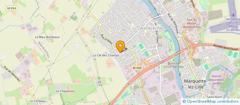 localisation de l'entreprise HOLDING DE L'ERABLE à WAMBRECHIES