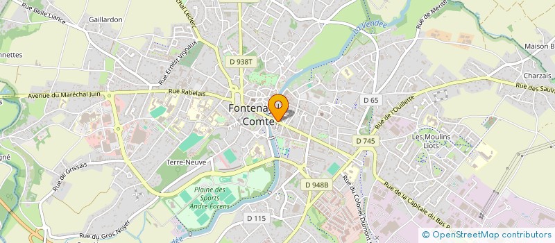 localisation de l'entreprise HOLDING DE L'ETOILE à FONTENAY-LE-COMTE