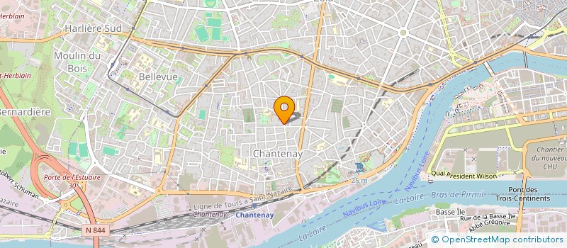 localisation de l'entreprise HOLDING DE LA BUTTE  NANTES