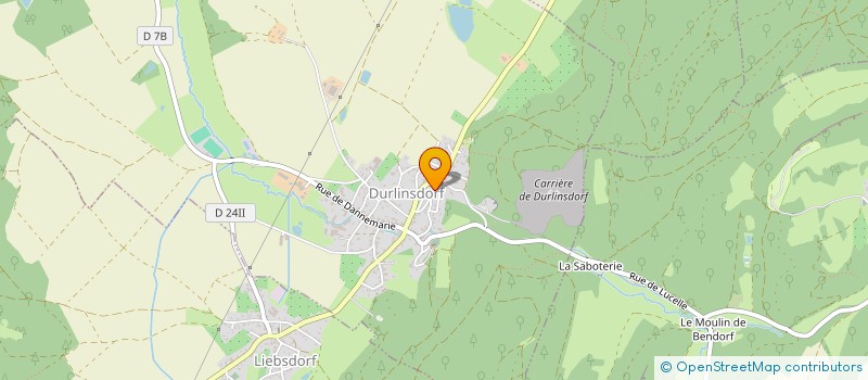 localisation de l'entreprise HOLDING DE LA CARRIERE DE DURLINSDORF  DURLINSDORF