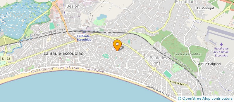 localisation de l'entreprise HOLDING DE LA DUNE  LA BAULE-ESCOUBLAC