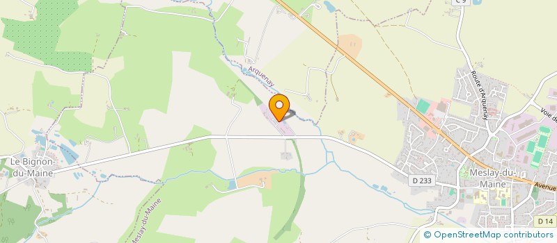 localisation de l'entreprise HOLDING DE LA GARE  MESLAY-DU-MAINE